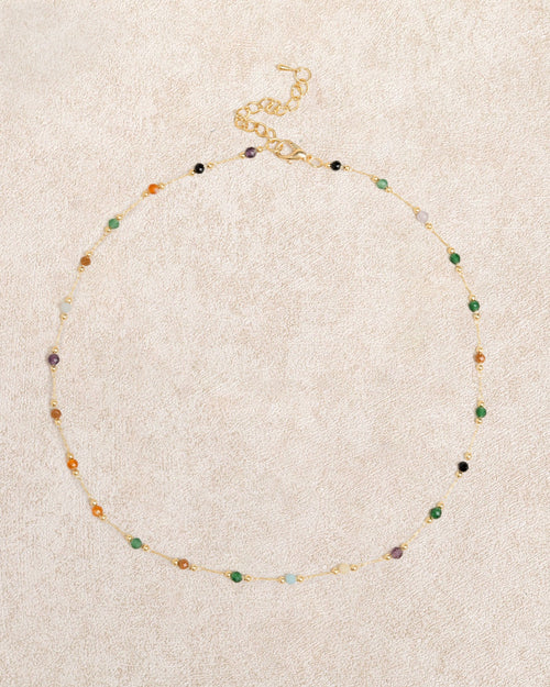 Gold Spacer Bead Necklace