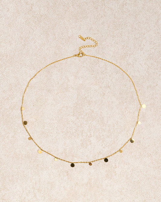 Gold Titanium Steel Necklace